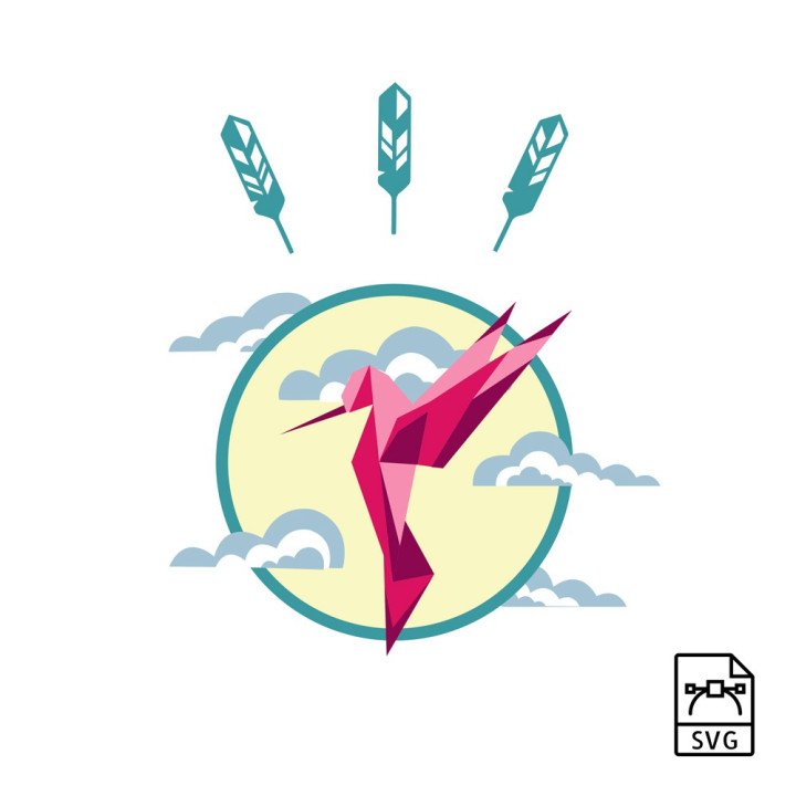 Vectorillustratie Kolibrie